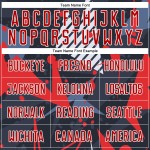 Red-White Soccer Custom Black Uniform Jersey Sublimation